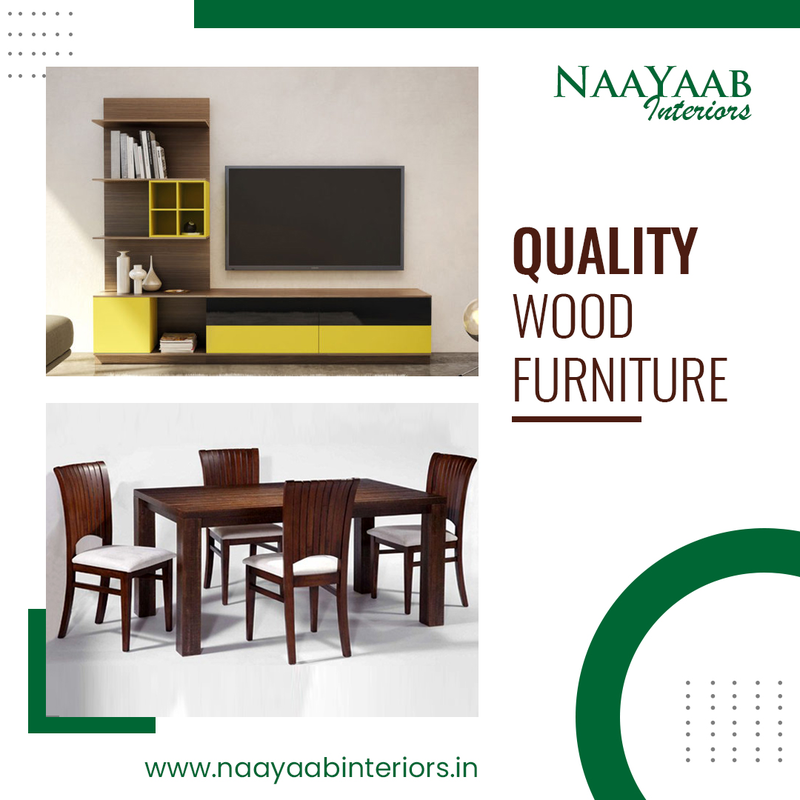 Naayaab Interiors has an Exclusive Range of Wooden Furniture