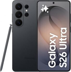 Samsung Galaxy S26 Ultra 5G - Black, 512GB (Canadian Version, Unlocked) - 6.9" Privacy Display, Snapdragon 8 Elite Gen5, 200MP, Photo Assist with Galaxy AI, Built-in S Pen, 60W Fast Charging