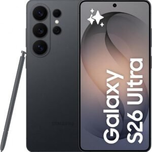 Samsung Galaxy S26 Ultra 5G - Black, 512GB (Canadian Version, Unlocked) - 6.9" Privacy Display, Snapdragon 8 Elite Gen5, 200MP, Photo Assist with Galaxy AI, Built-in S Pen, 60W Fast Charging